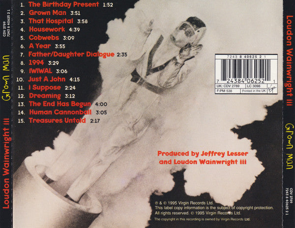 USED CD - Loudon Wainwright III – Grown Man