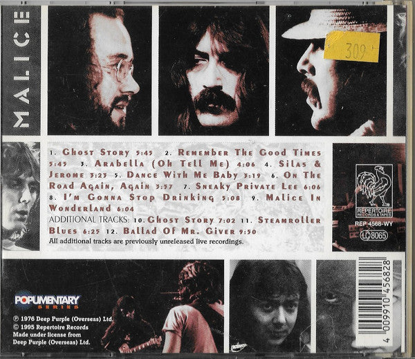 USED CD - Paice Ashton Lord – Malice In Wonderland