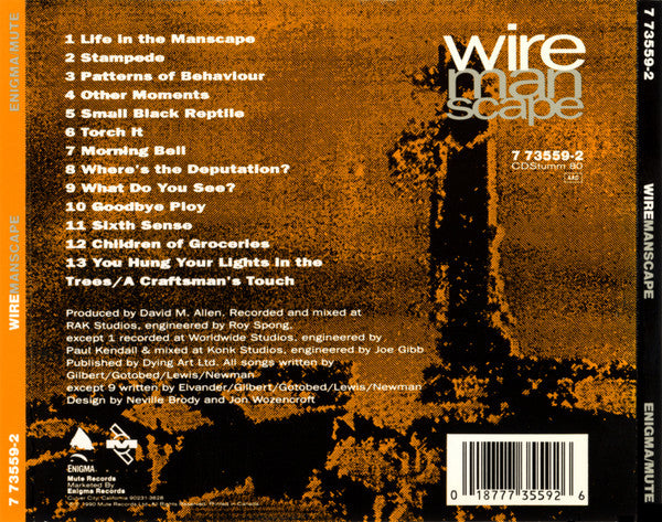 USED CD - Wire – Manscape
