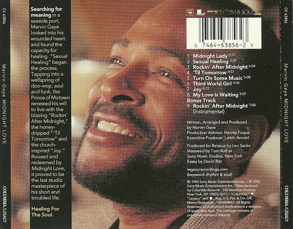 CD - Marvin Gaye – Midnight Love