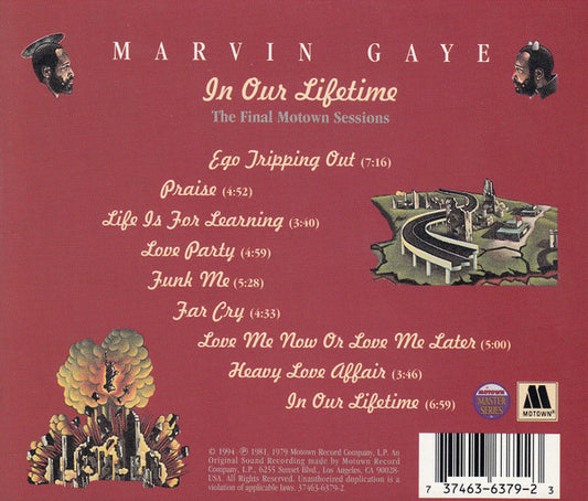 USED CD - Marvin Gaye – In Our Lifetime (The Final Motown Sessions)