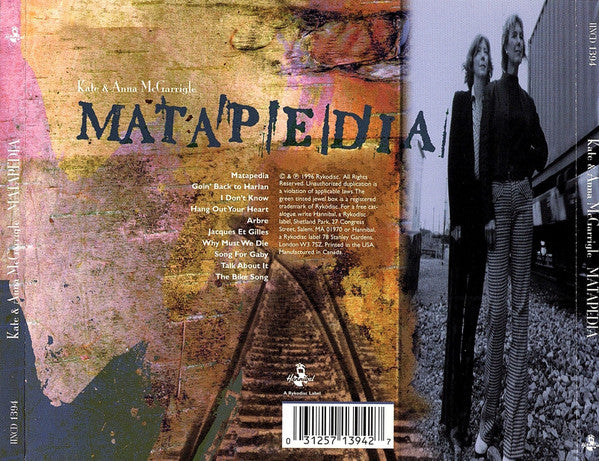 USED CD - Kate & Anna McGarrigle – Matapedia