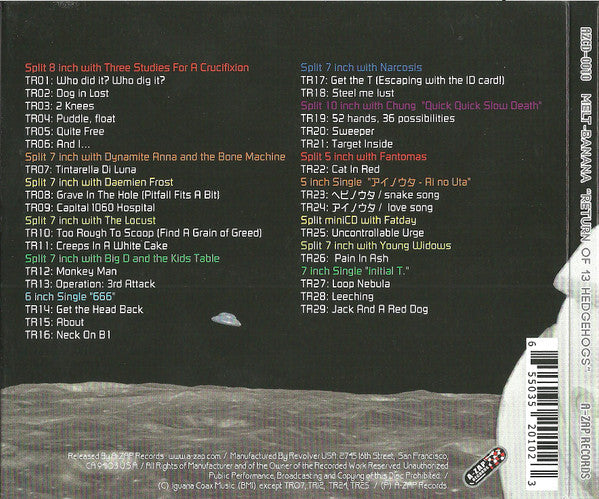 CD - Melt-Banana – Return of 13 Hedgehogs (MxBx Singles 2000-2009)