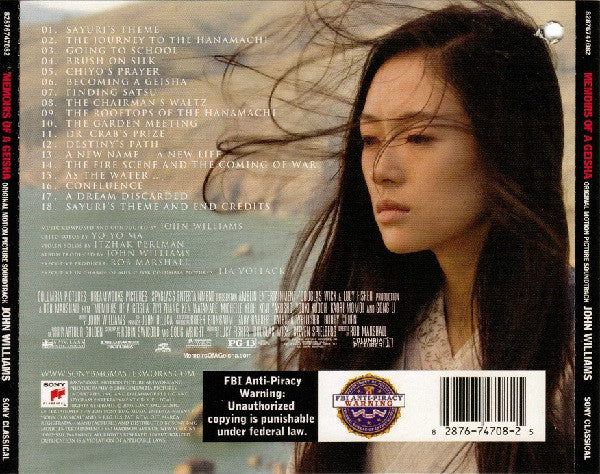 USED CD - John Williams – Memoirs Of A Geisha (Original Motion Picture Soundtrack)