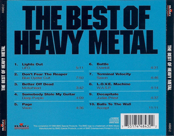 USED CD - Various – The Best Of Heavy Metal