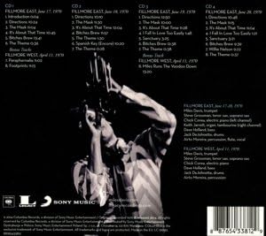 4CD - Miles Davis – At The Fillmore (Miles Davis 1970: The Bootleg Series Vol. 3)