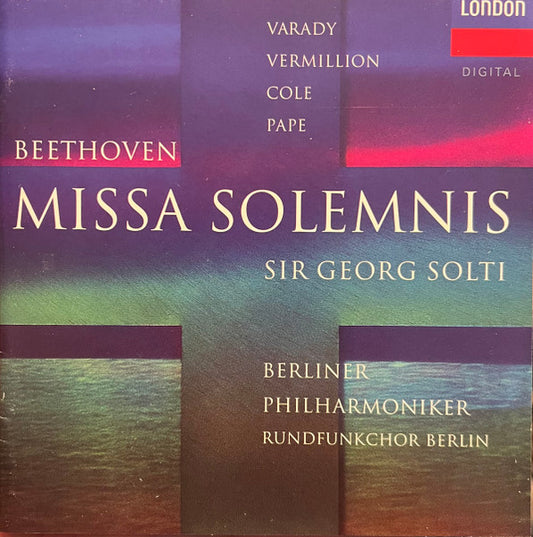 USED CD - Beethoven – Varady, Vermillion, Cole, Pape, Sir Georg Solti, Berliner Philharmoniker, Rundfunkchor Berlin – Missa Solemnis