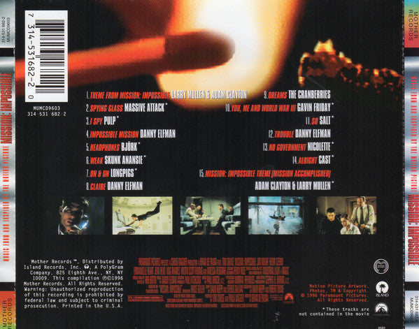 USED CD - Various – Mission: Impossible (Music From And Inspired By The Motion Picture)