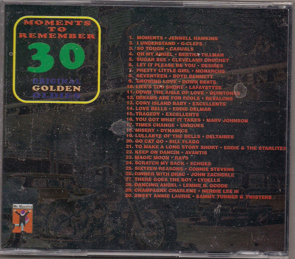 USED CD - Various – Moments To Remember 30 Original Golden Oldies