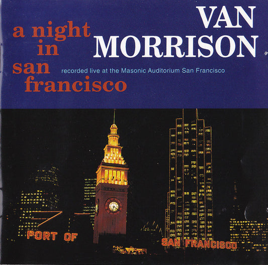 USED 2CD - Van Morrison – A Night In San Francisco