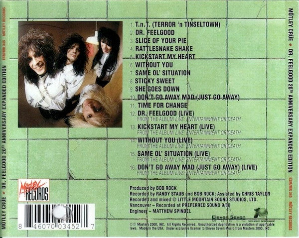 USED CD - Mötley Crüe – Dr. Feelgood: 20th Anniversary Expanded Edition