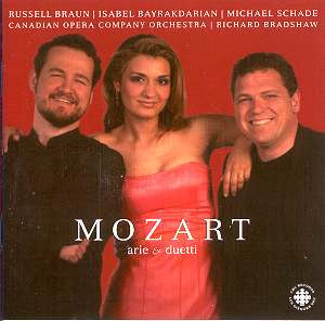 USED CD - Mozart, Canadian Opera Company Orchestra, Richard Bradshaw, Russell Braun, Isabel Bayrakdarian, Michael Schade – Mozart – Arie & Duetti