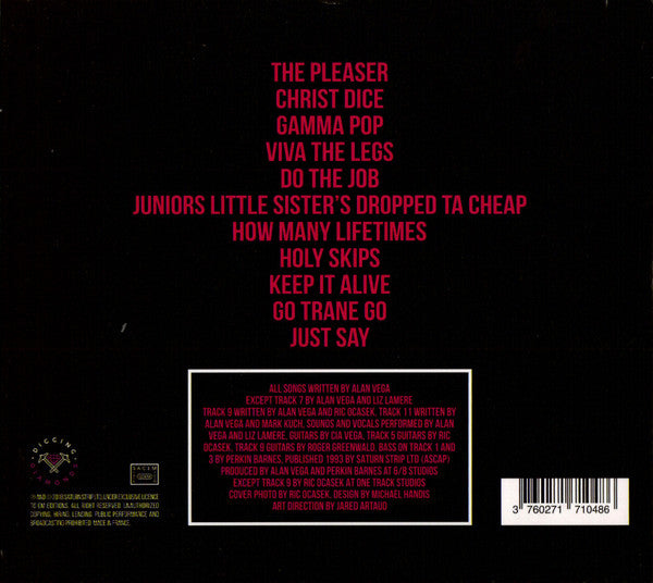 USED CD - Alan Vega – New Raceion