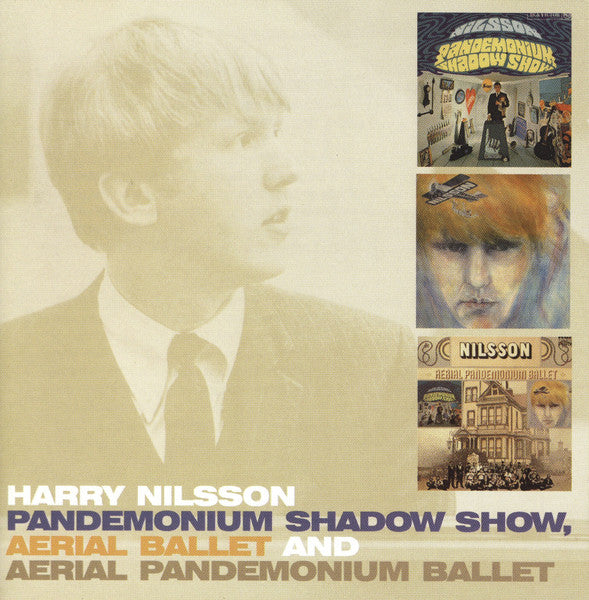 USED 2CD - Harry Nilsson – Pandemonium Shadow Show, Aerial Ballet, And Aerial Pandemonium Ballet
