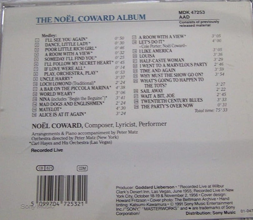 USED CD - Noël Coward – The Noël Coward Album