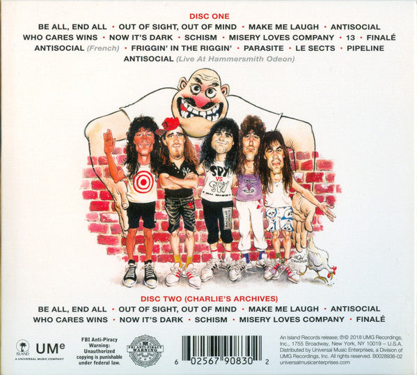 USED 2CD - Anthrax – State Of Euphoria