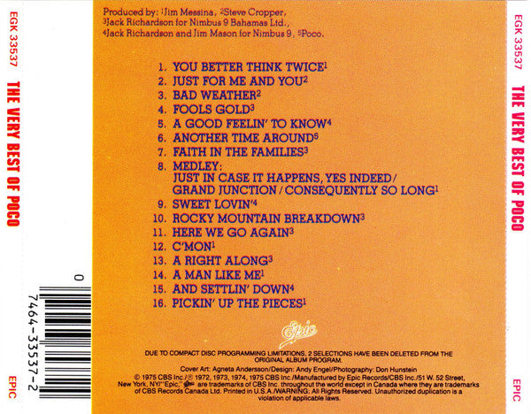 USED CD - Poco – The Very Best Of Poco