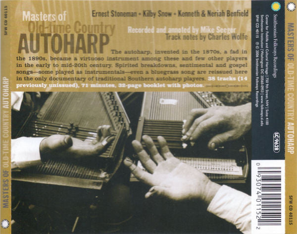 USED CD - Various – Masters Of Old-Time Country Autoharp