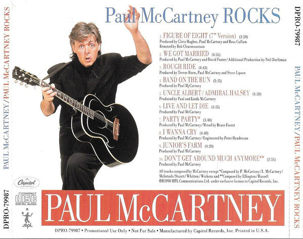 USED CD - Paul McCartney – Paul McCartney Rocks (Promo)
