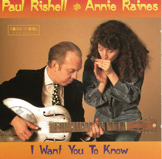 USED CD - Paul Rishell And Annie Raines – I Want You To Know