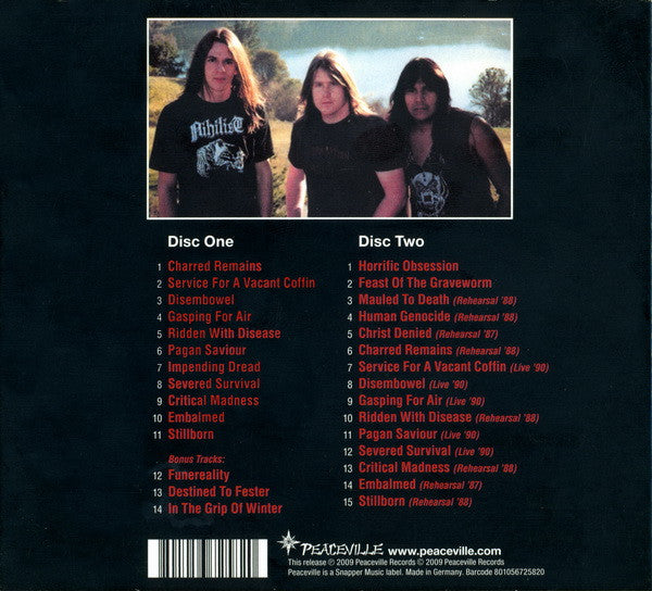 USED 2CD - Autopsy – Severed Survival