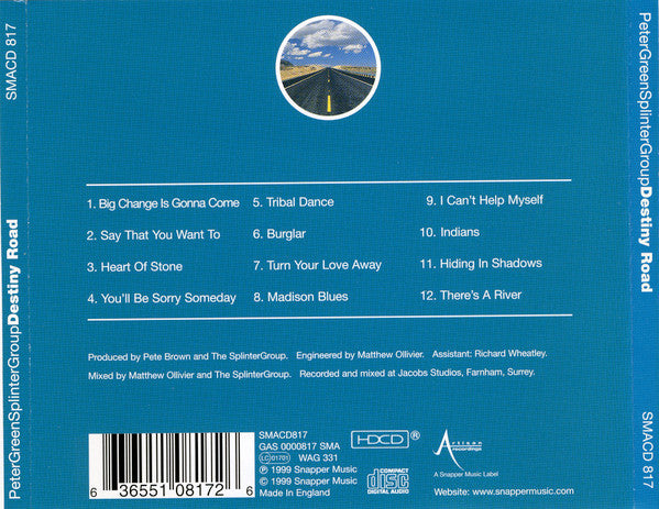 USED CD -  Peter Green Splinter Group – Destiny Road