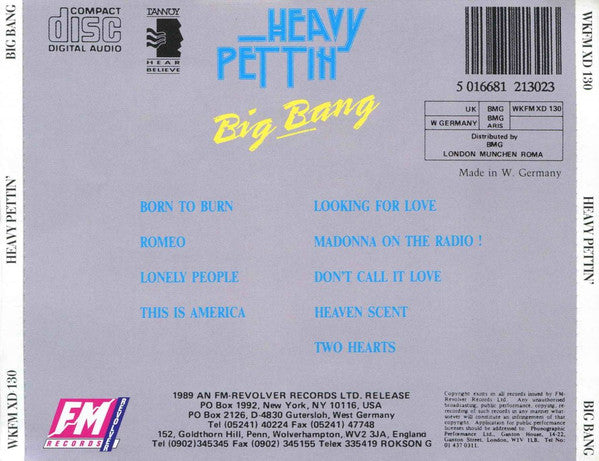 USED CD - Heavy Pettin – Big Bang