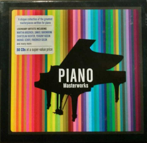 50 CD - Various – Piano Masterworks - The World's Favourite Piano Classics