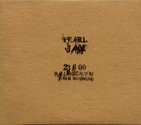 2CD - Pearl Jam – 23 6 00 - Hallenstadion - Zurich, Switzerland