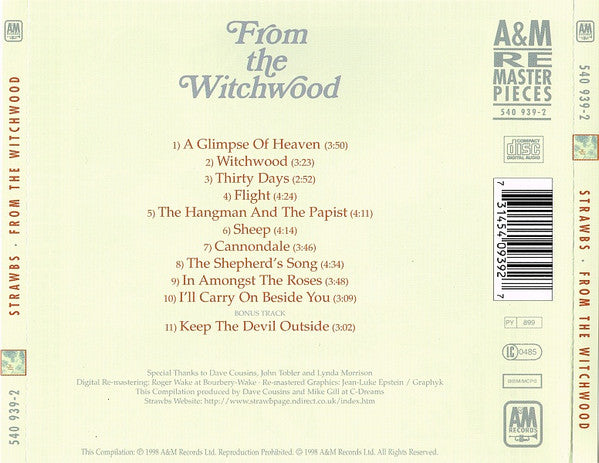 USED CD - Strawbs – From The Witchwood