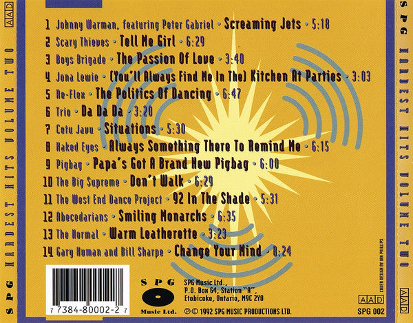 USED CD - Various – Hardest Hits Volume 2