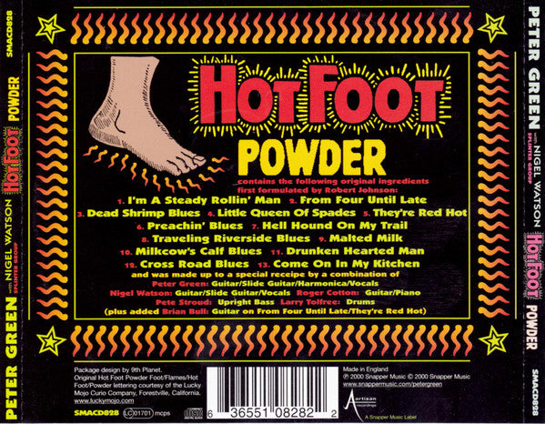 USED CD -  Peter Green Splinter Group With Nigel Watson – Hot Foot Powder