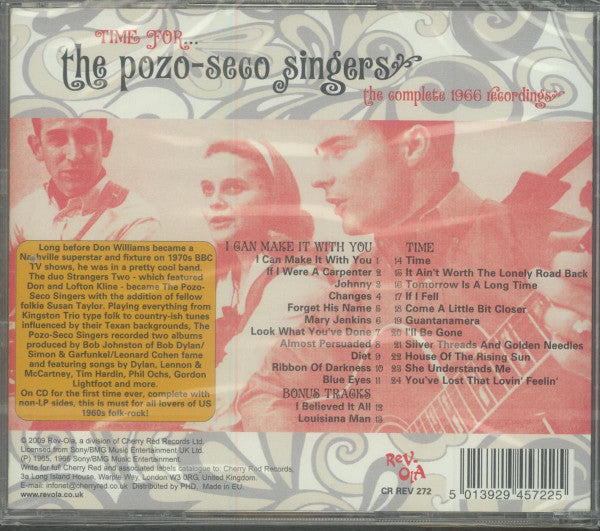 CD - The Pozo-Seco Singers – Time For... The Pozo-Seco Singers: The Complete 1966 Recordings