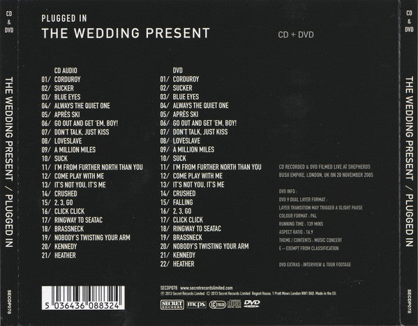 USED CD/DVD - The Wedding Present – Plugged In (PAL)