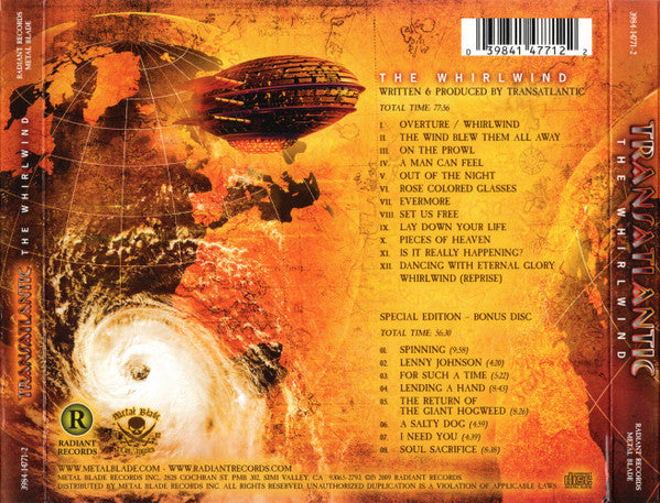 USED 2CD - TransAtlantic – The Whirlwind