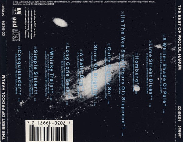 USED CD - Procol Harum – The Best Of Procol Harum