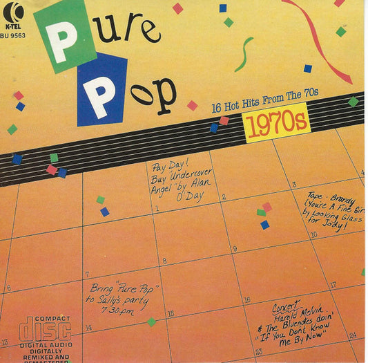 USED CD - Various – Pure Pop - 16 Hot Hits From The 70s