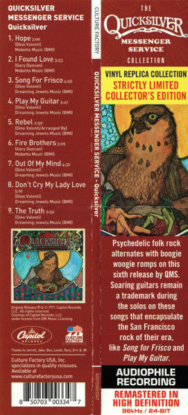 USED CD - Quicksilver Messenger Service – Quicksilver