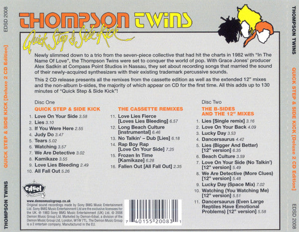 USED 2CD - Thompson Twins – Quick Step & Side Kick