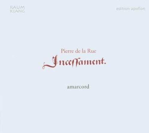 USED CD - Pierre de la Rue - Amarcord – Incessament