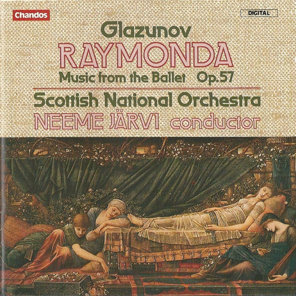 USED CD - Glazunov / Scottish National Orchestra, Neeme Järvi – Raymonda (Music From The Ballet Op.57)