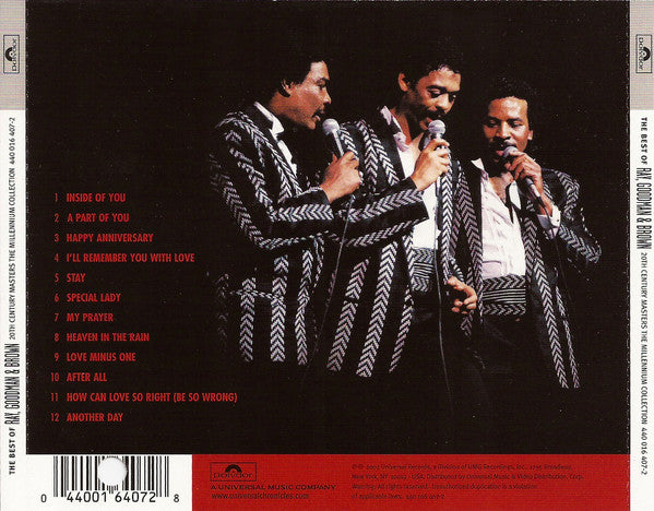 USED CD - Ray, Goodman & Brown – The Best Of Ray, Goodman & Brown