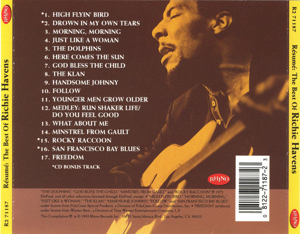 USED CD - Richie Havens – Résumé: The Best Of Richie Havens