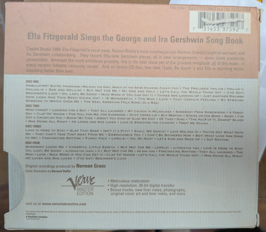 USED 4CD - Ella Fitzgerald – Ella Fitzgerald Sings The George And Ira Gershwin Song Books