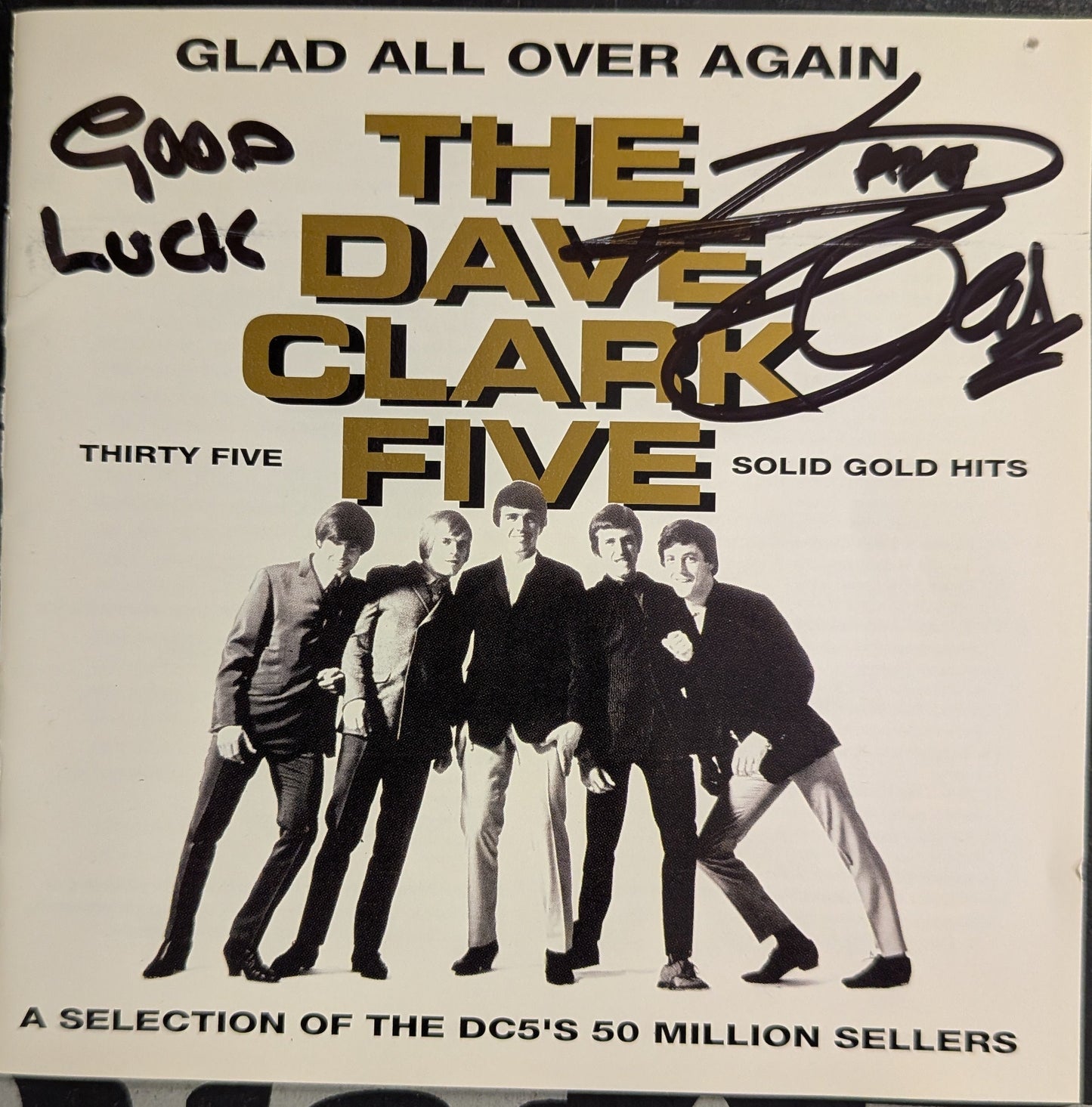 USED CD - The Dave Clark Five – Glad All Over Again (Singed)