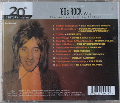 USED CD - Various – The Best Of '60s Rock Vol.2