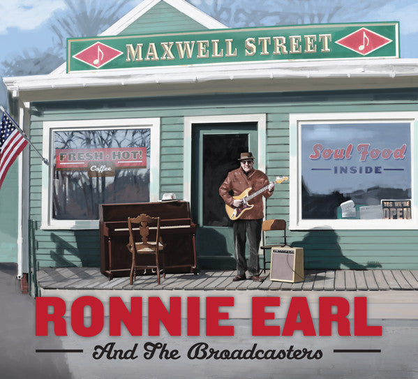 USED CD - Ronnie Earl And The Broadcasters – Maxwell Street