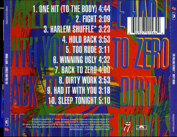 USED CD - The Rolling Stones – Dirty Work
