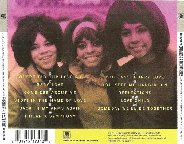 USED CD - Diana Ross & The Supremes – The Best Of Diana Ross & The Supremes