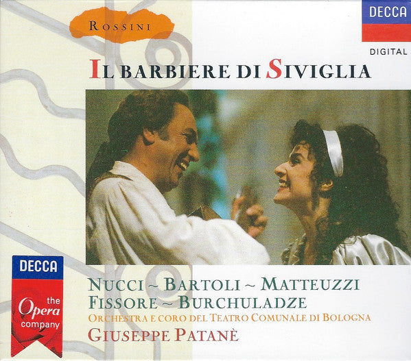 USED 3CD - Rossini - Nucci ~ Bartoli ~ Matteuzzi ~ Fissore ~ Burchuladza ~ Orchestra E Coro del Teatro Comunale di Bologna ~ Giuseppe Patanè – Il Barbiere Di Siviglia